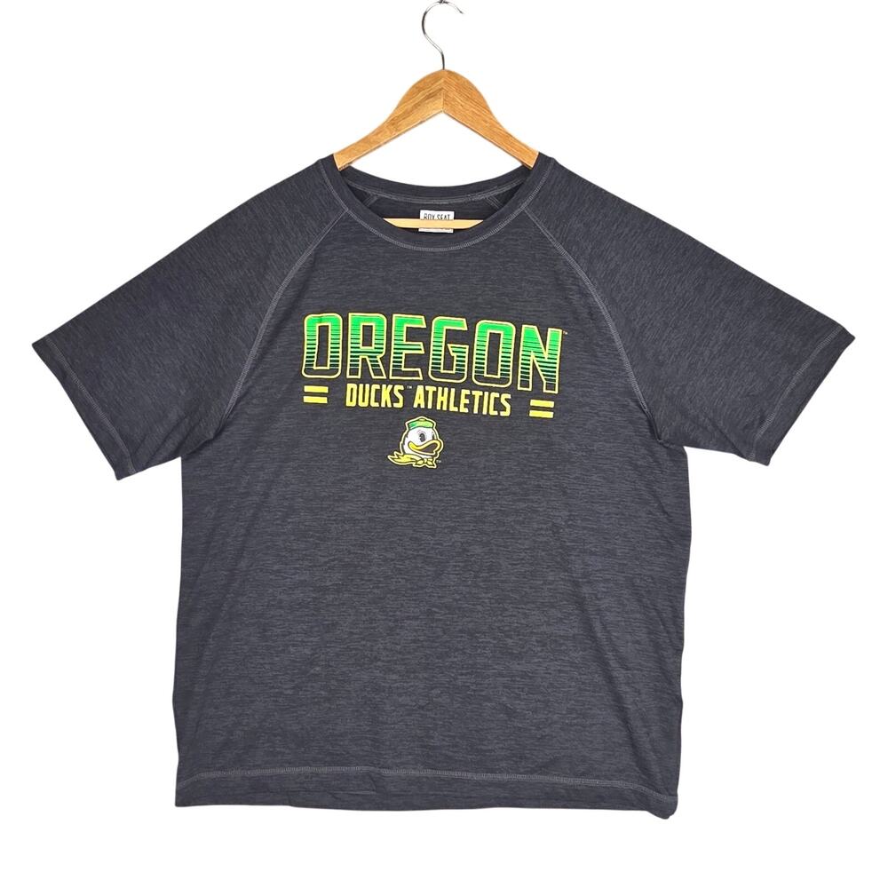 OREGON DUCKS ATHLETICS GRAPHIC FRONT TEE – MEN'S SIZE L – COLLEGIATE STREETWEAR